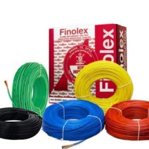 Finolex 0.5 Sqmm, 1 Core, Copper Class 5/Flexible, FR, Single Core Flexible Cable - Black - I-0.5FX1CBLKFLX100