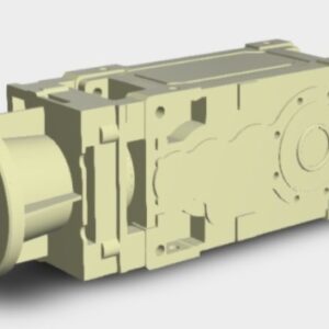 Bonfiglioli, Gear Ratio 344.2, Bell Housing Frame 112, 5 HP / 3.7 kW, Heavy Duty HDP Gearbox - I-HDO10043442HL1G112B3