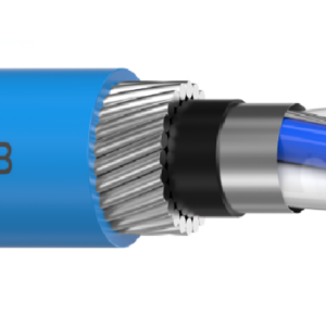 Polycab 1 Sqmm, 2P Pair, Copper Class 2/Stranded Copper, PVC Type A, Armoued - GI wire Instrumentation Cable - Blue - I-1PX2PSCNARMDFRLS