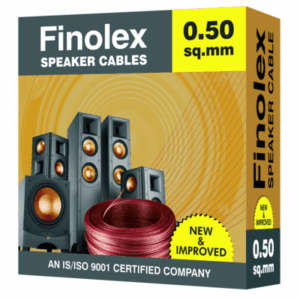 Finolex 1 Sqmm, 1 Core, Copper , Fire-Retardant (FR) PVC compound, Speaker Wire - Transparent - I-1FX1CSPEAKERCABLE